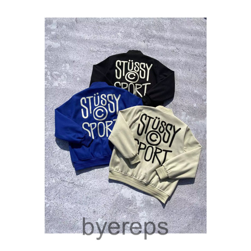 23FW Stvssy 最新款port字母羊毛棒球服 三色齐发