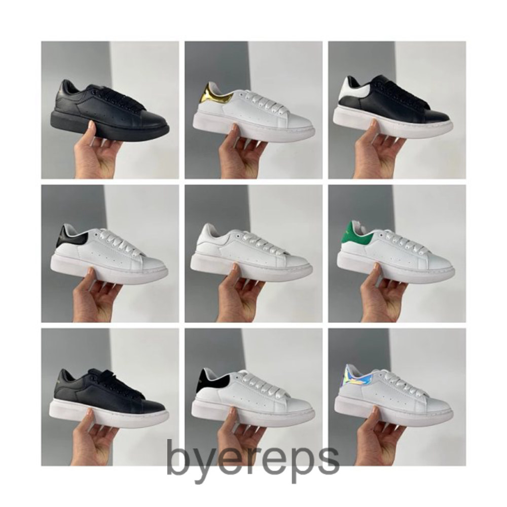 30 Color Matching McQueen Men's and Women's Couple Casual Board Shoes White Shoes