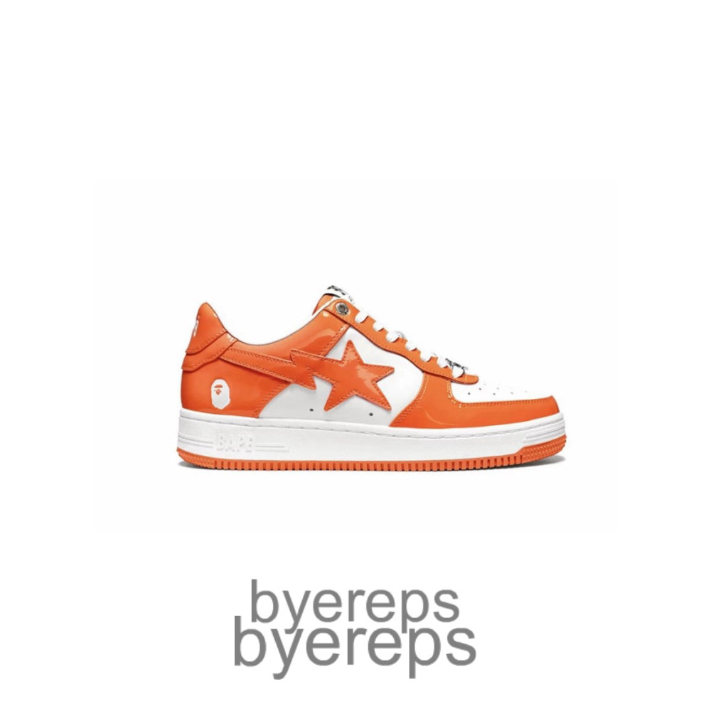 A Bathing Ape Bape Sta Low Orange