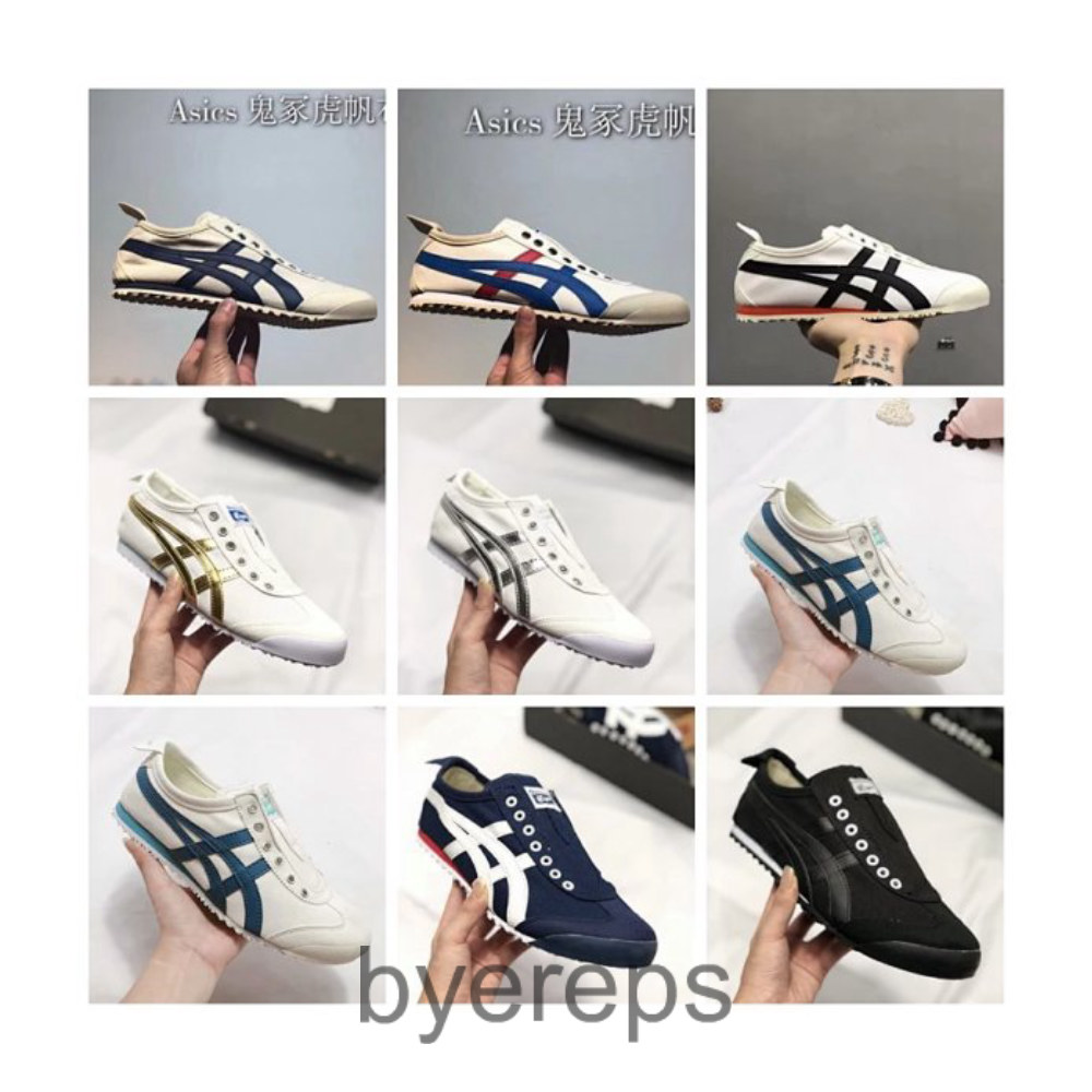 A variety of color matching canvas loafers Mexico 66 canvas white shoes Jane Biao Yuan box worker S grade