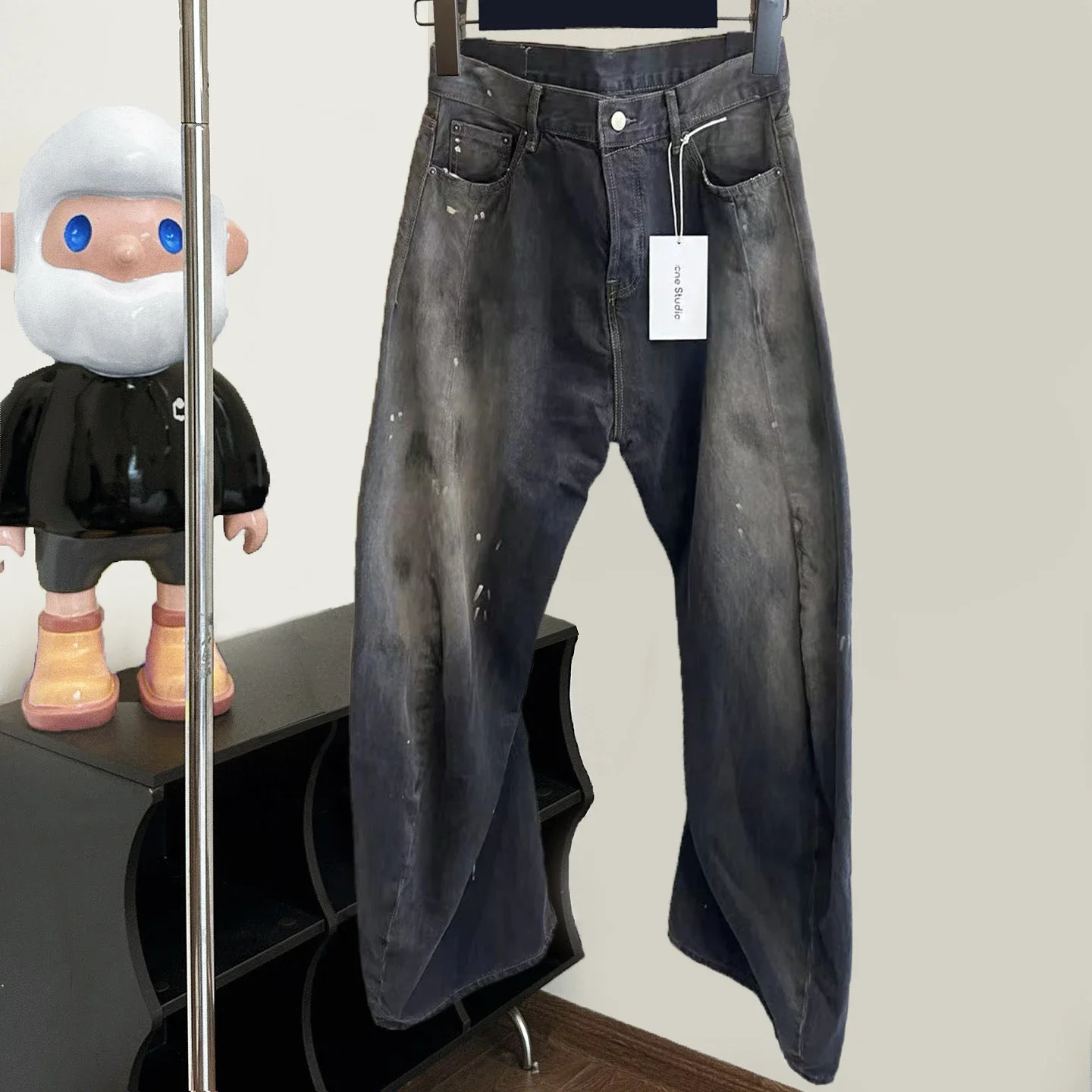 Acne Studios Distressed Baggy Jeans