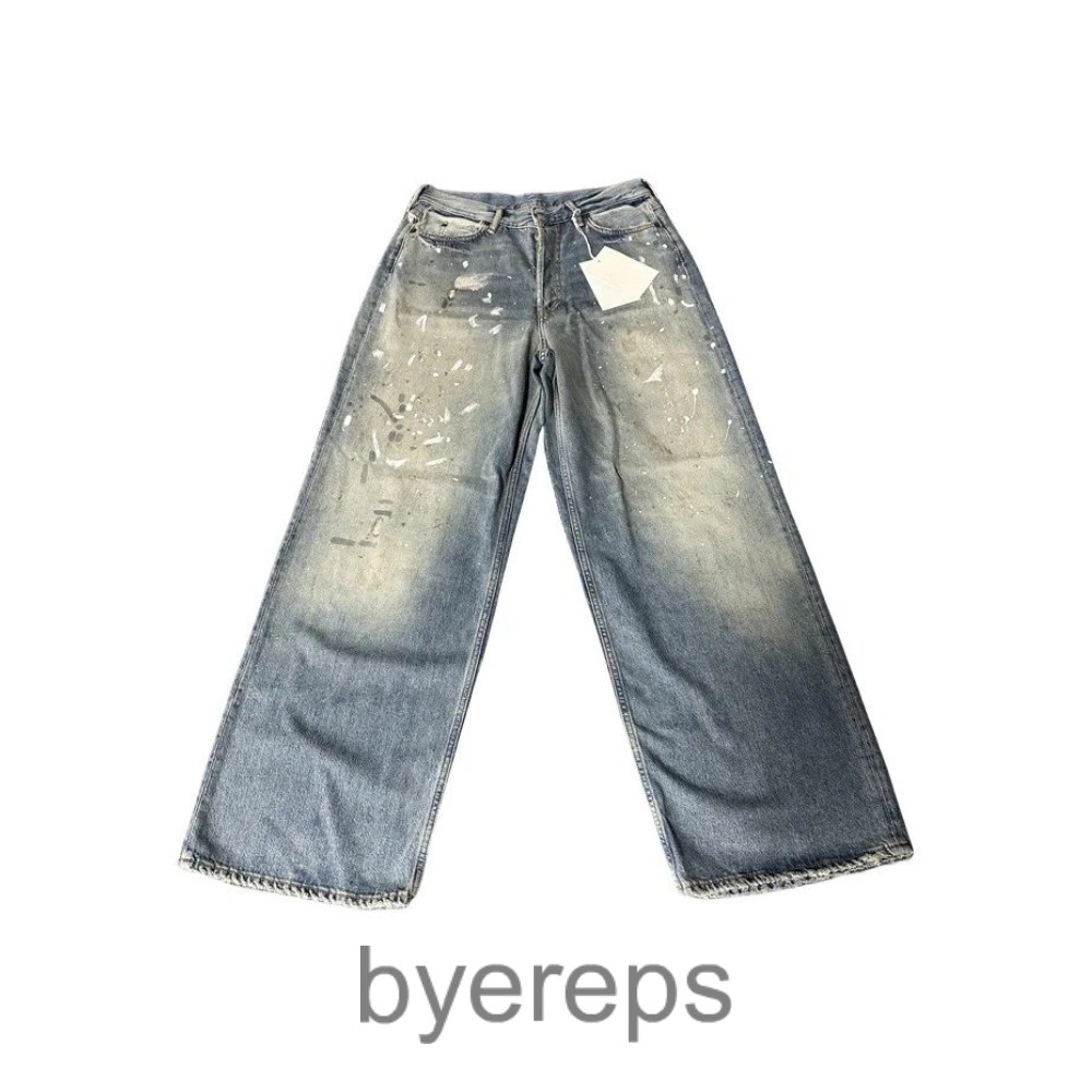 Acne Studios Paint Splatter Denim