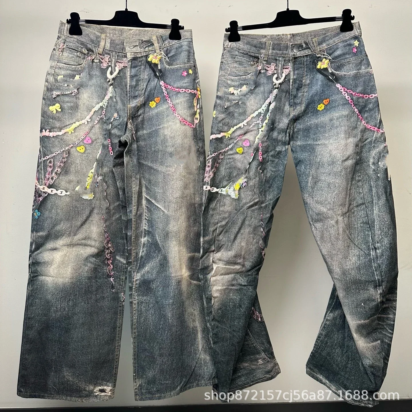 Acne Studios Trompe-l'oeil Jeans