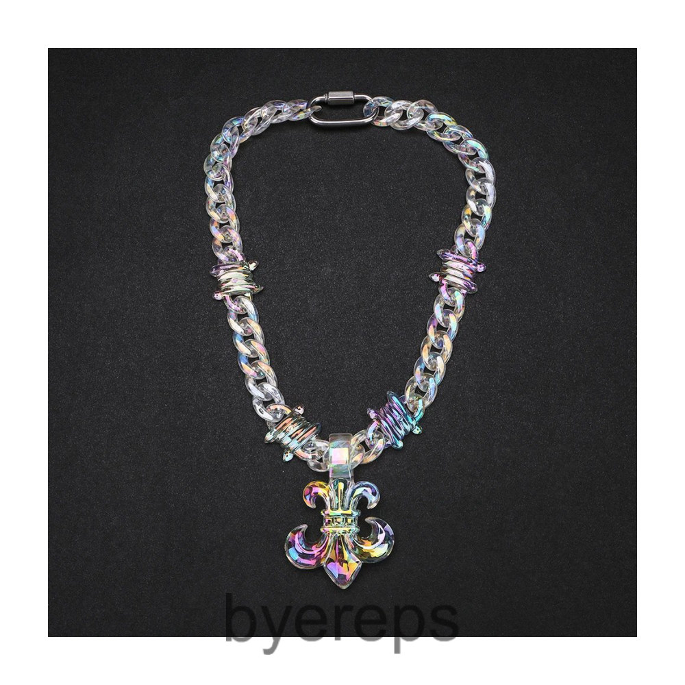 Acrylic Chrome Hearts Necklace — photo 2 of 4