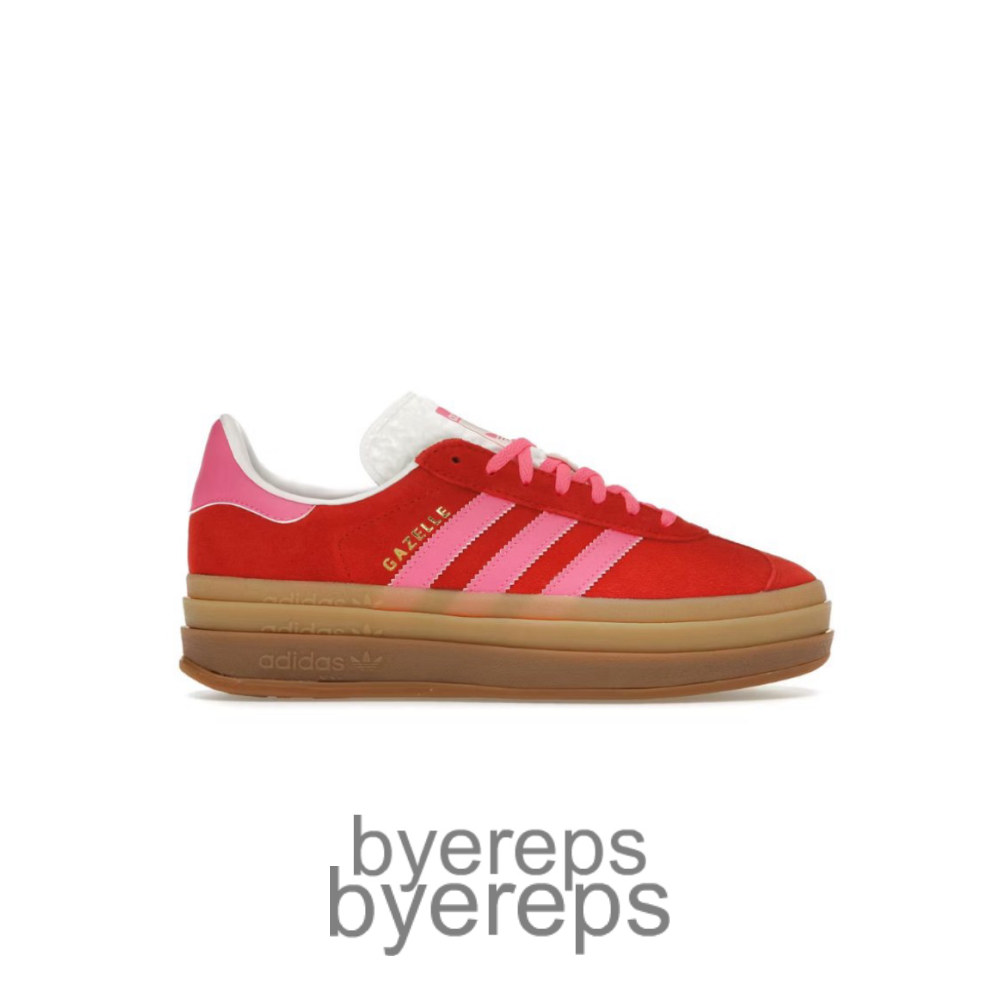 Adidas Gazelle Bold Collegiate Red Lucid Pink (Women'S)