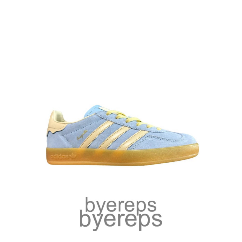 Adidas Gazelle Indoor Light Blue Yellow Gum