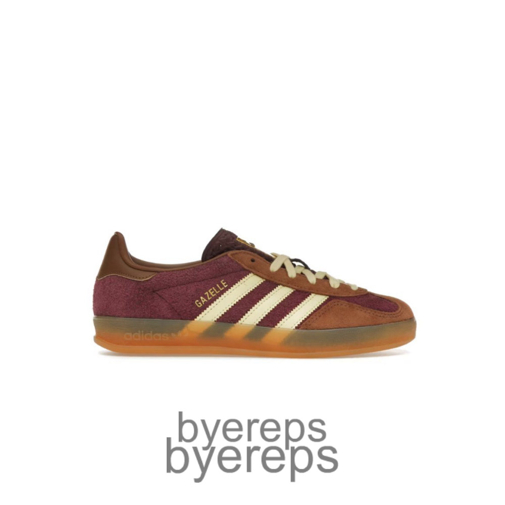 Adidas Gazelle Indoor Maroon Almost Yellow