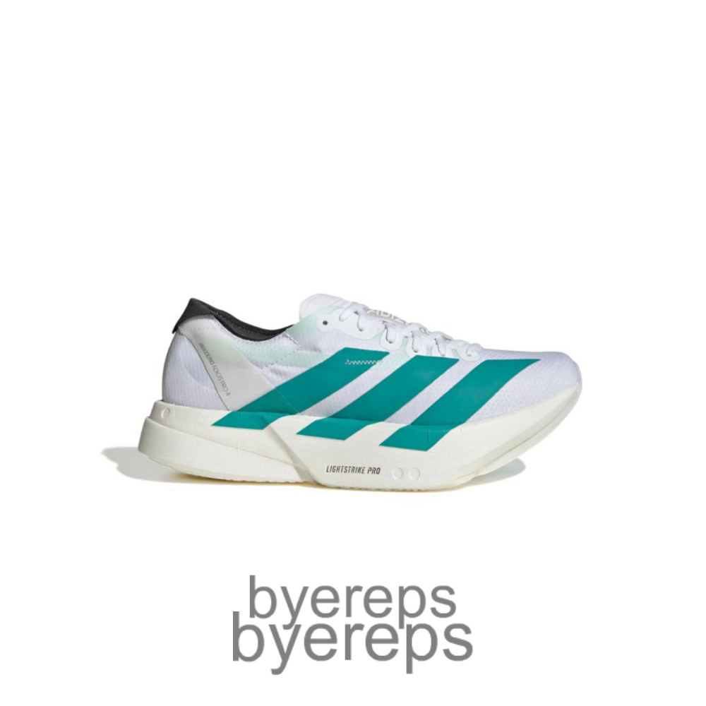 Adizero Adios Pro 4 White Pure Teal
