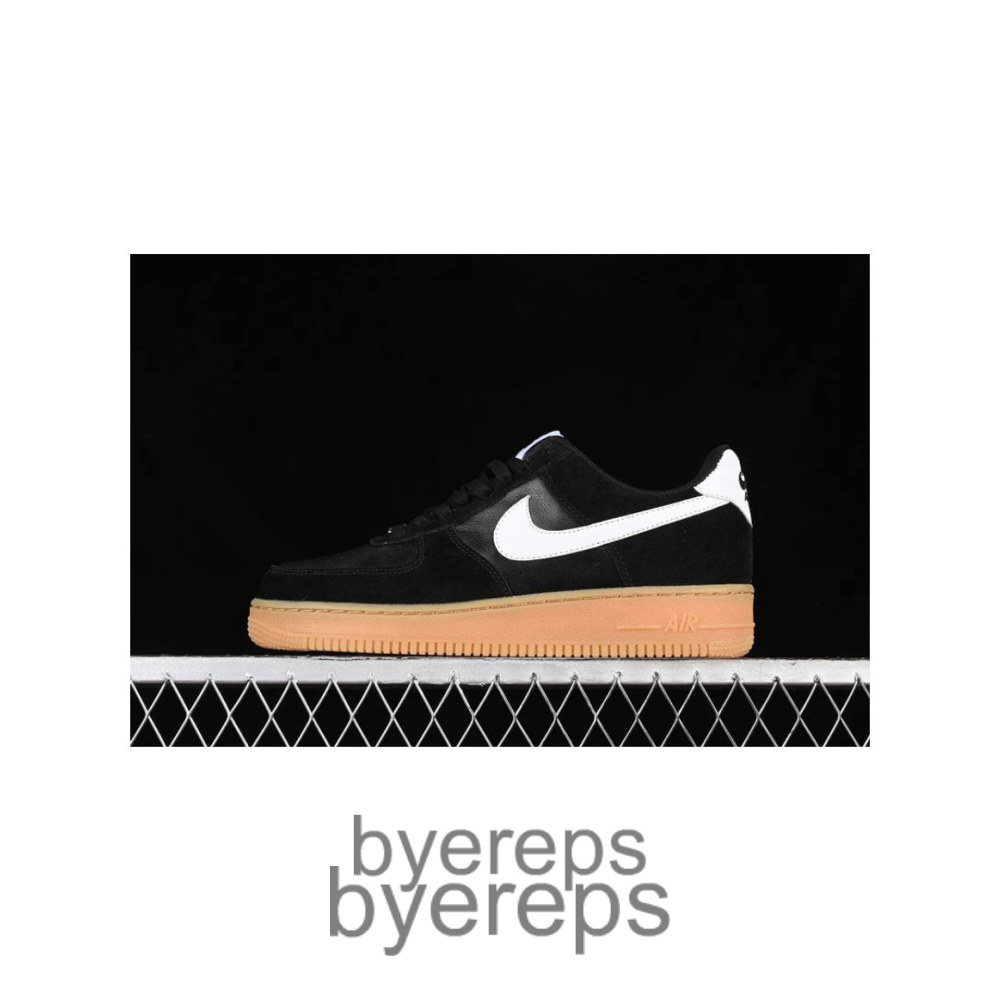 Air Force 1 07 Low Black/Summit White/Gum Light Brown