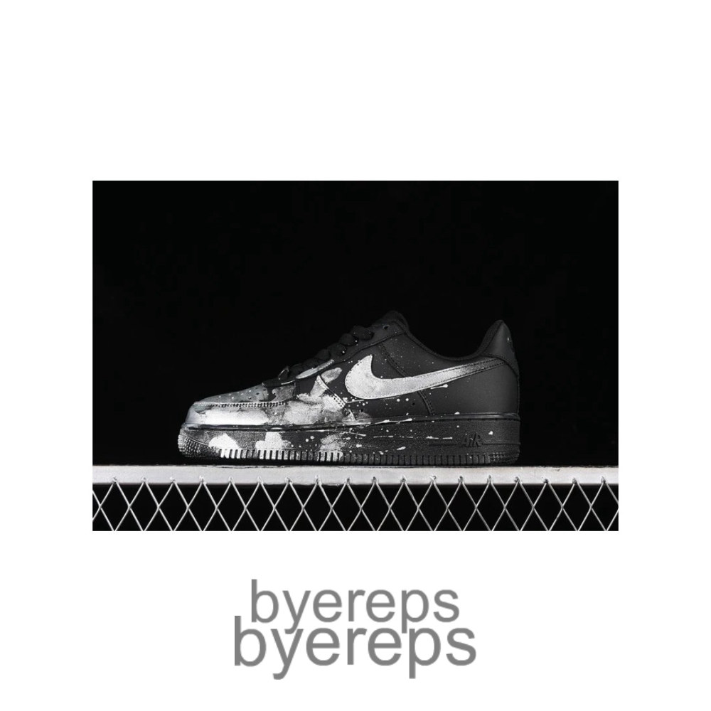 Air Force 1 07 Low Silver/Black
