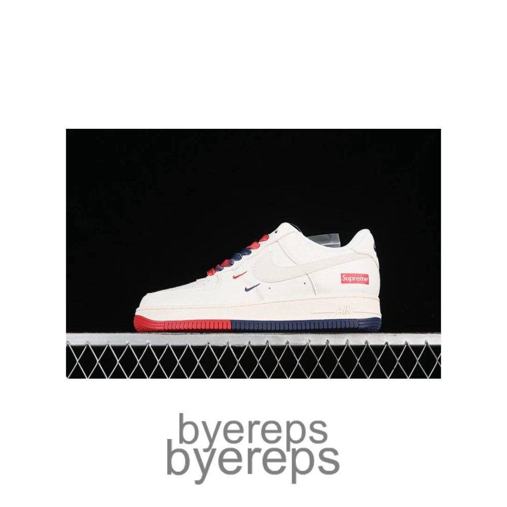 Air Force 1 07 Low Supreme Off White/Blue/Red
