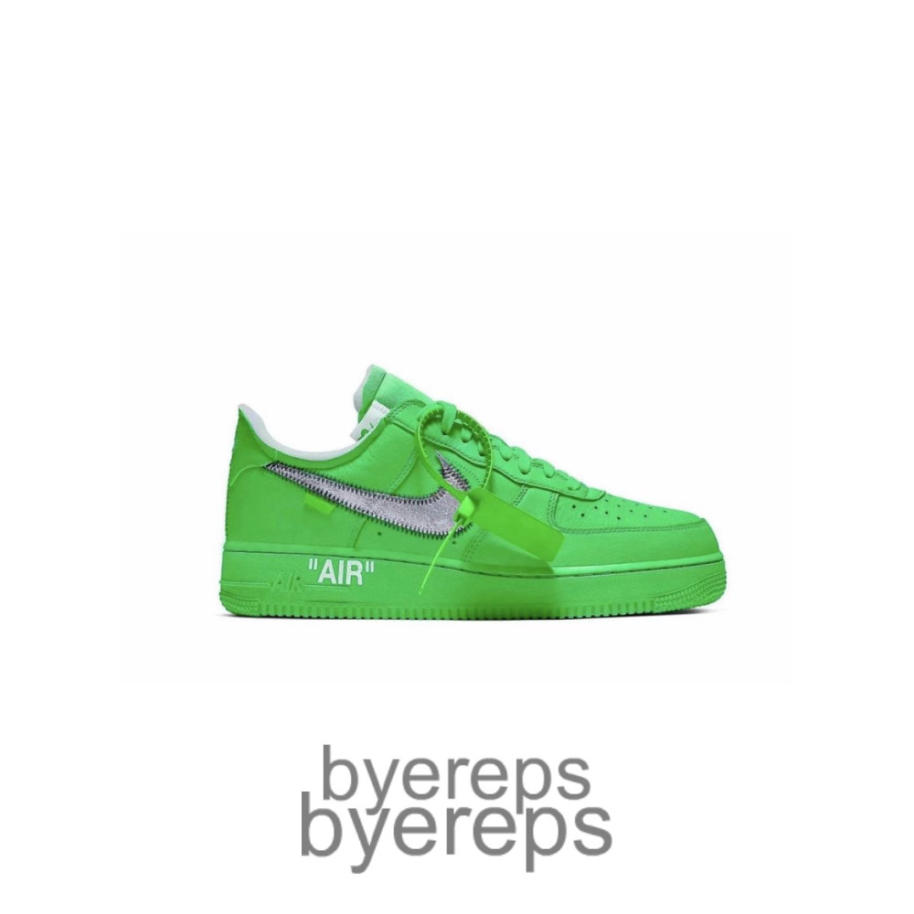 Air Force 1 Low Off-White Light Green Spark Quality