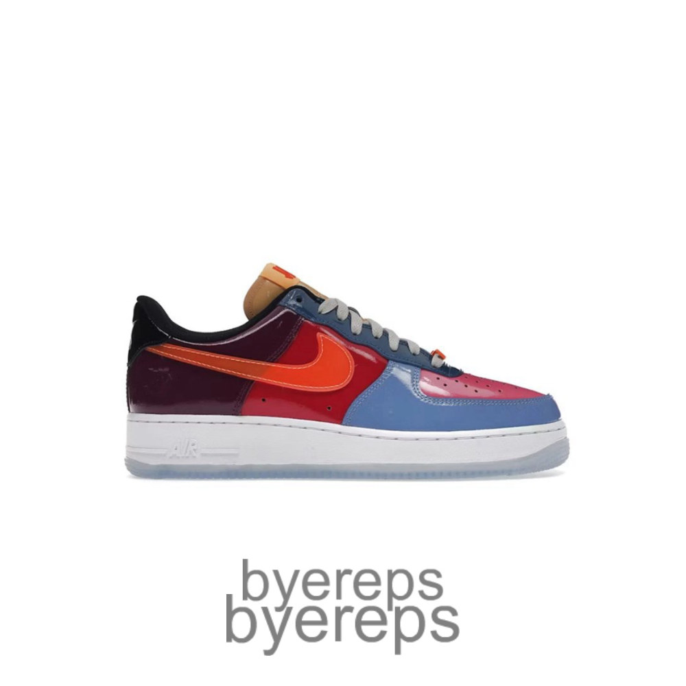 Air Force 1 Low Undefeated Multi-Patent Total Orange