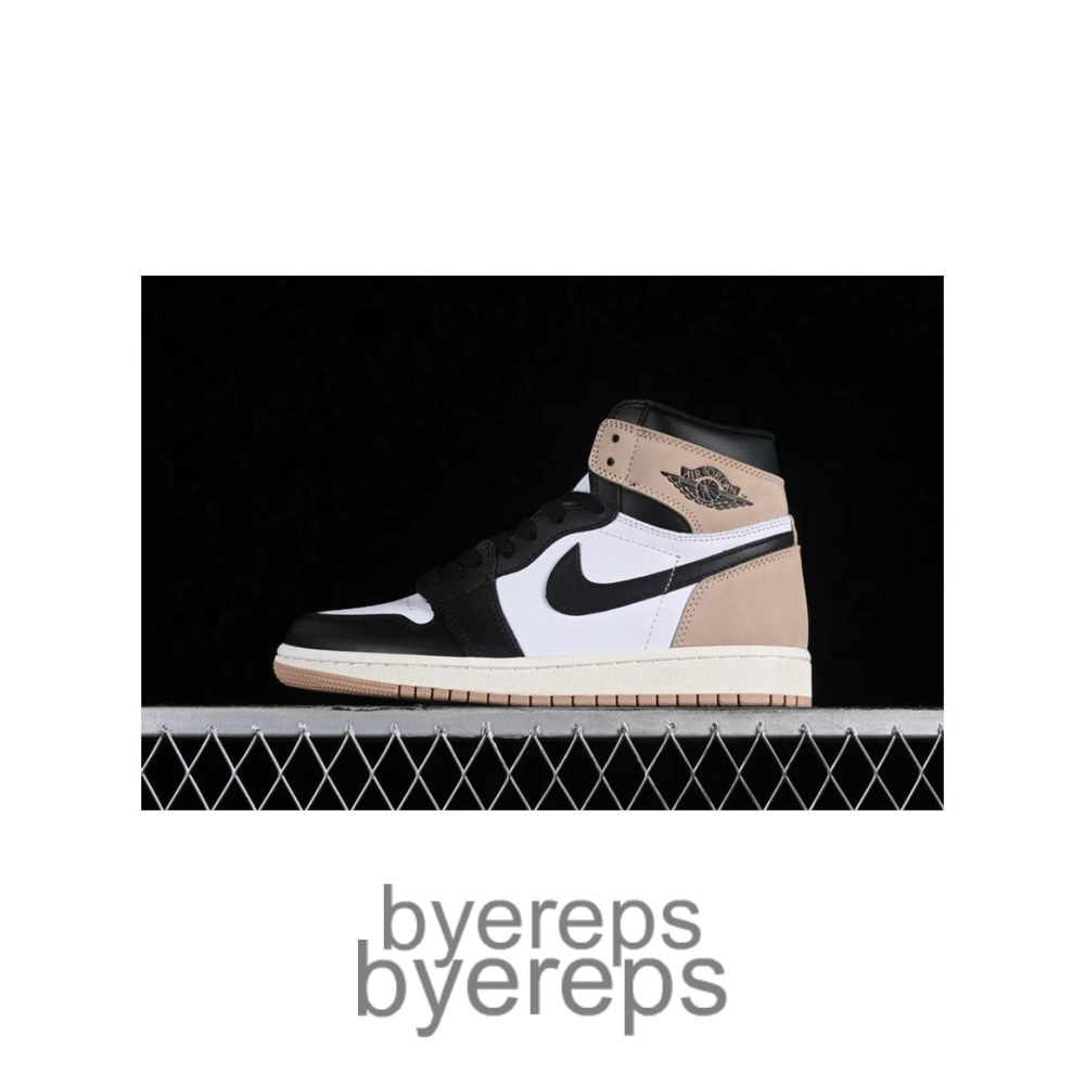 Air Jordan 1 High OG Latte Black/Legend Medium Brown/White/Sail