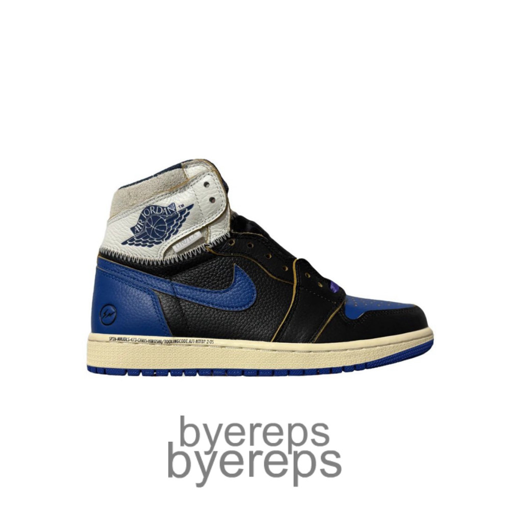 Air Jordan 1 High OG X Union La X Fragment Sport Royal