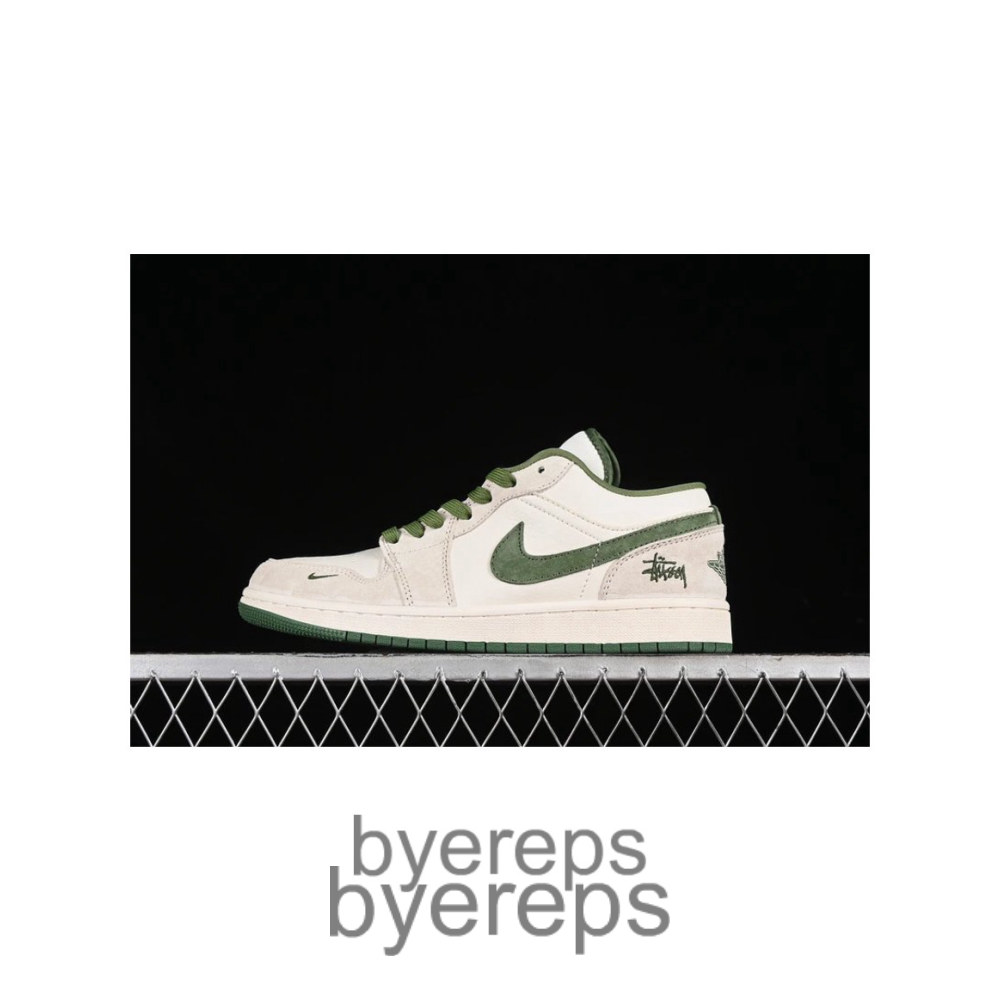 Air Jordan 1 Low Off White/Green