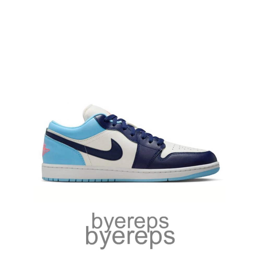 Air Jordan 1 Low Sail Blue Chill
