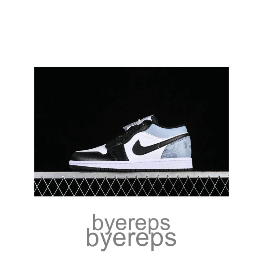 Air Jordan 1 Low White/Black/Blue