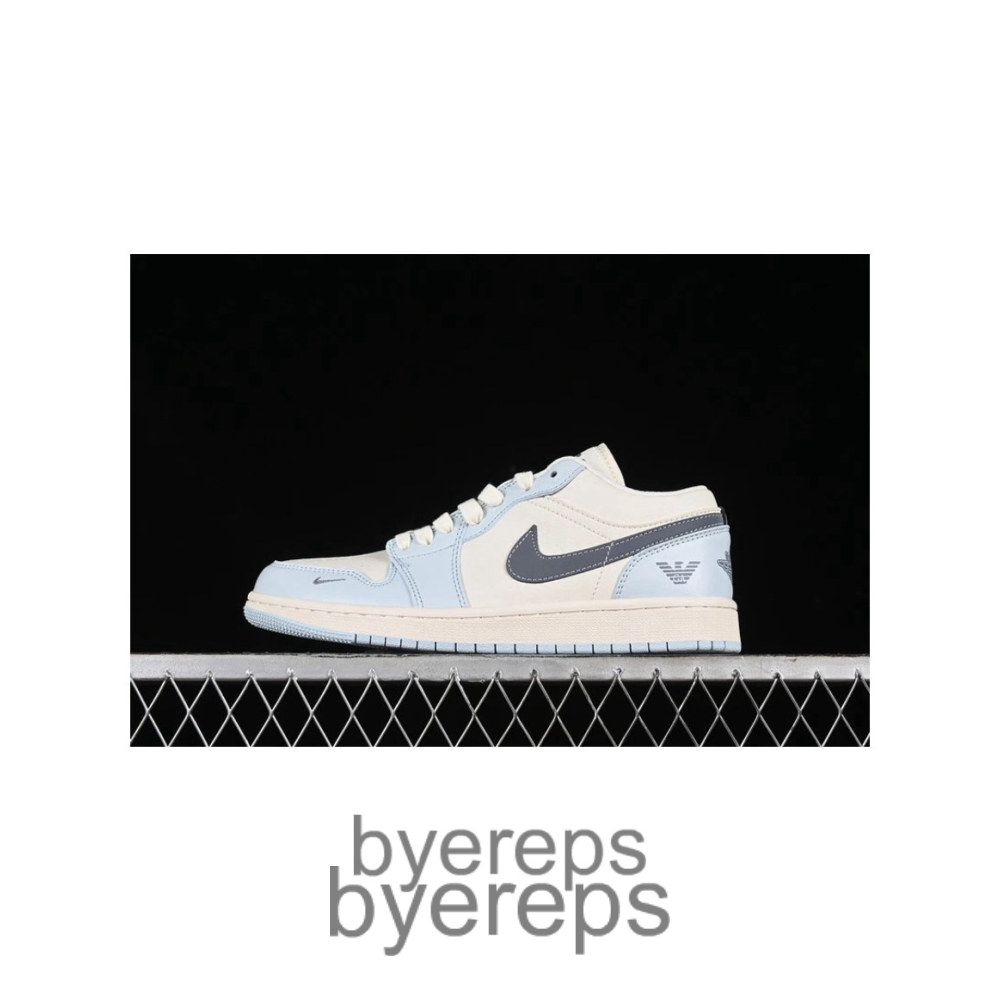 Air Jordan 1 Low White/Grey/Blue