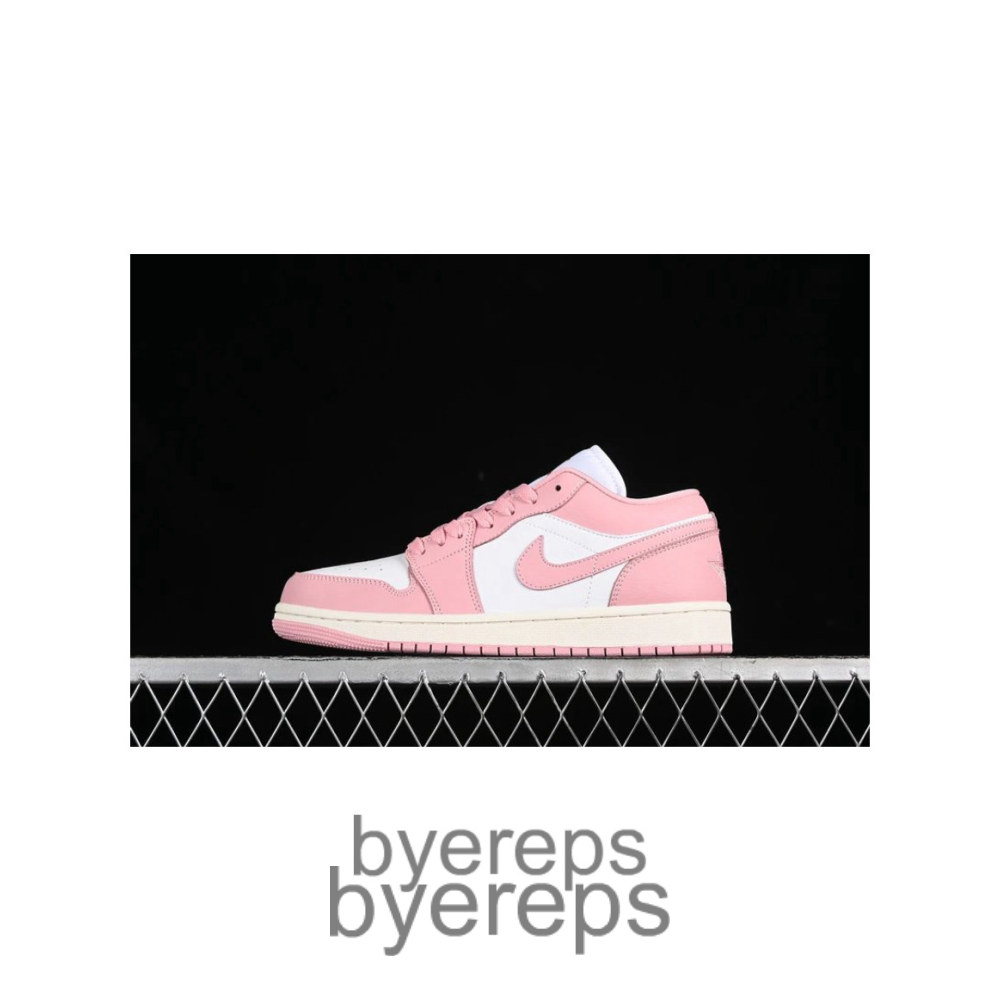 Air Jordan 1 Low White/Pink Oxford/Sail