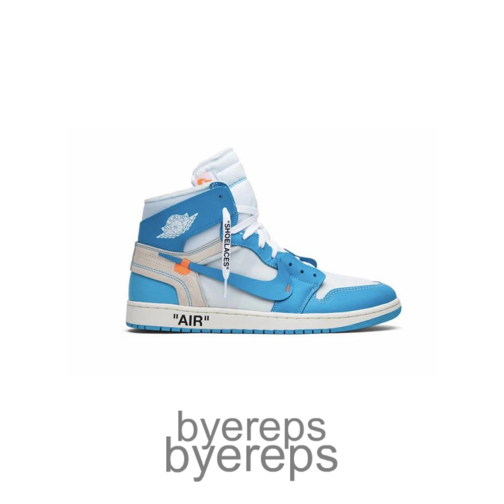 Air Jordan 1 Off-White Blue UNC University Blue