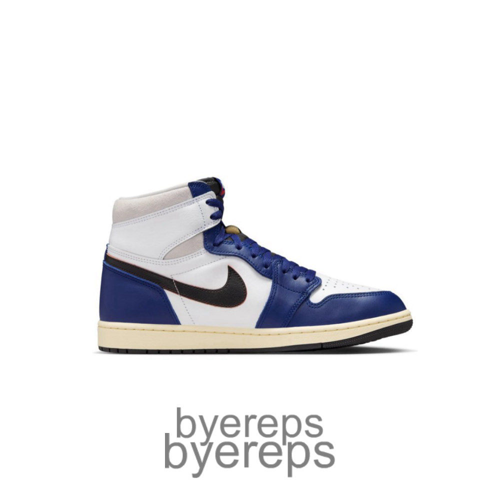 Air Jordan 1 Retro High OG White Deep Royal Blue