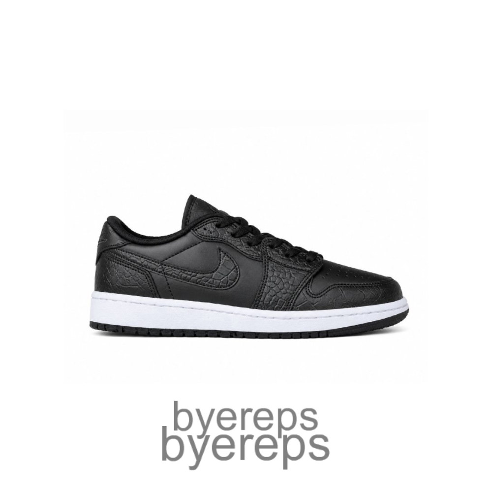 Air Jordan 1 Retro Low Golf Black Croc