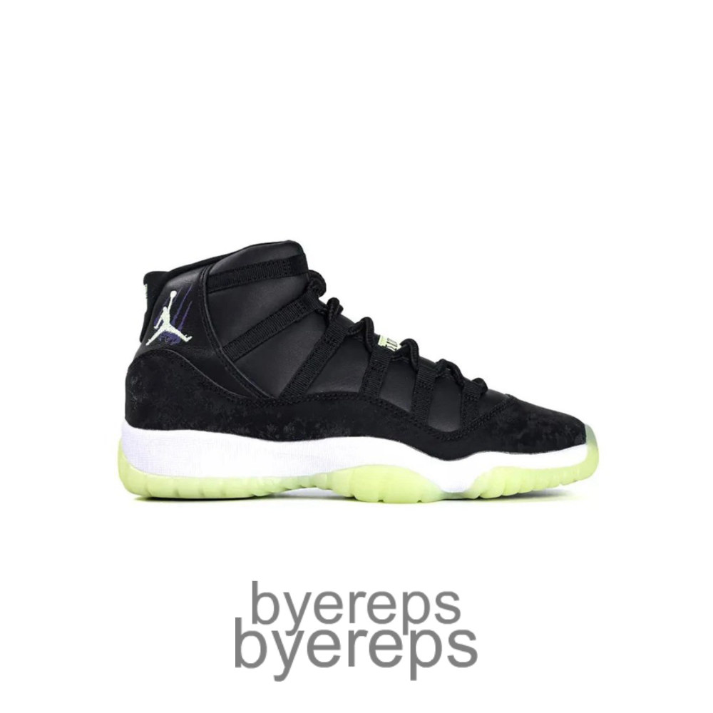 Air Jordan 11 Retro Black Barely Volt