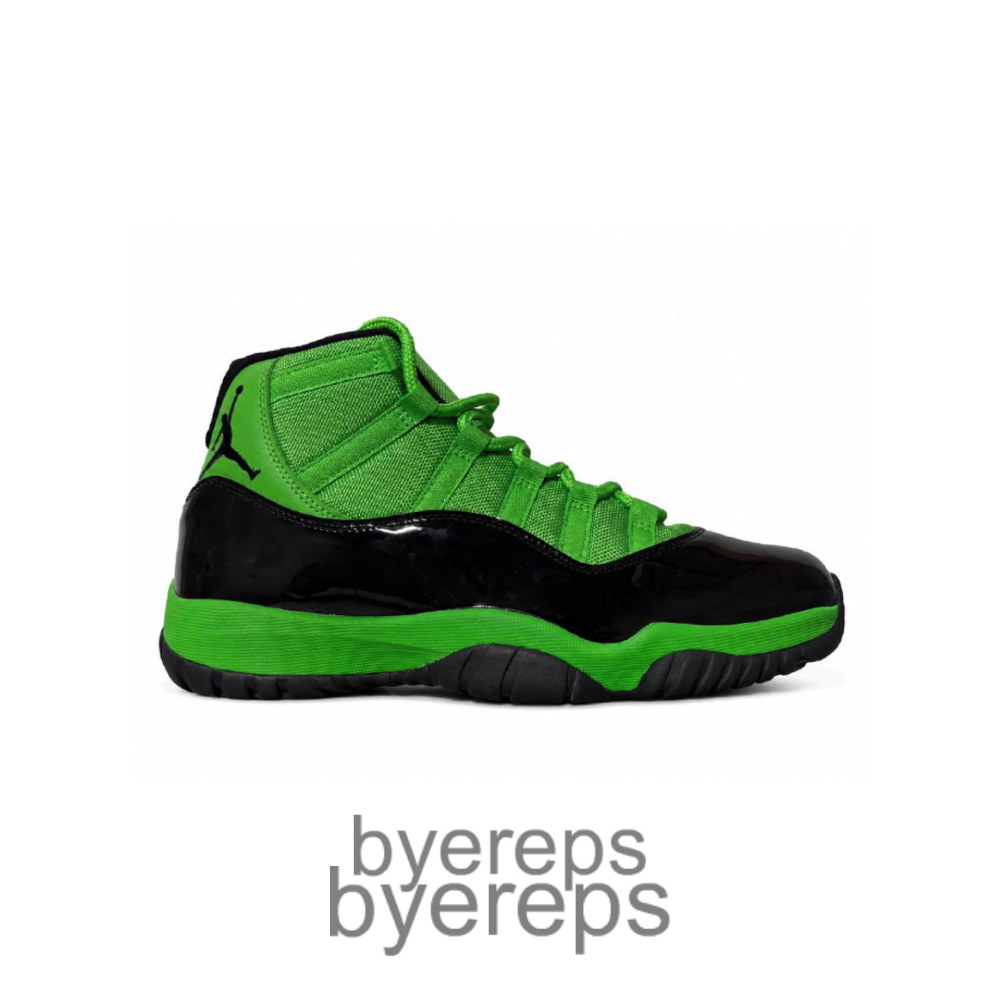 Air Jordan 11 Retro Fluorescent Green Black