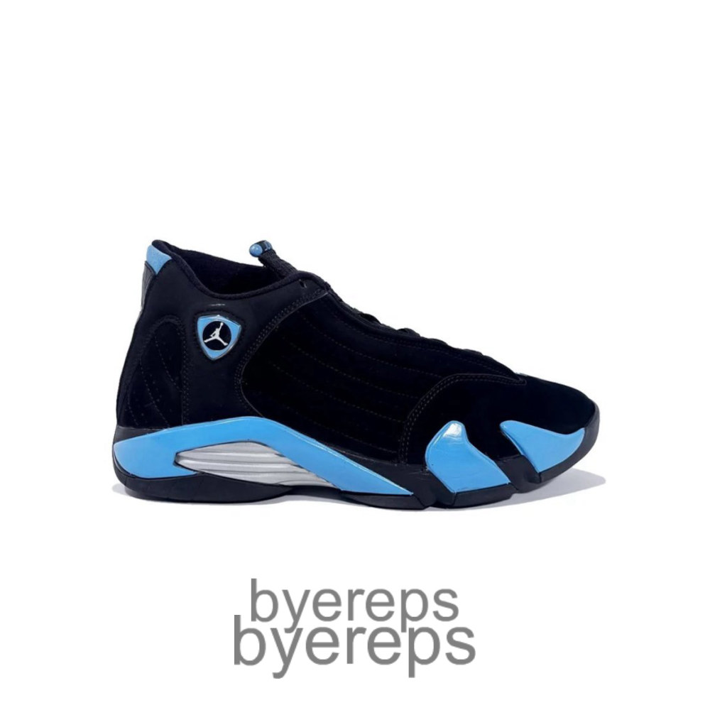 Air Jordan 14 Black University Blue