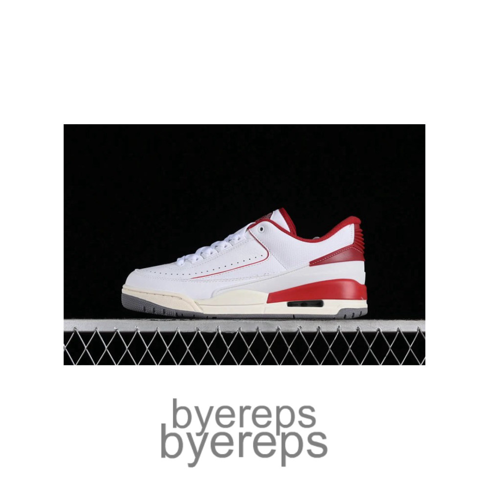 Air Jordan 2/3 Retro White/Varsity Red/Sail/Cement Grey