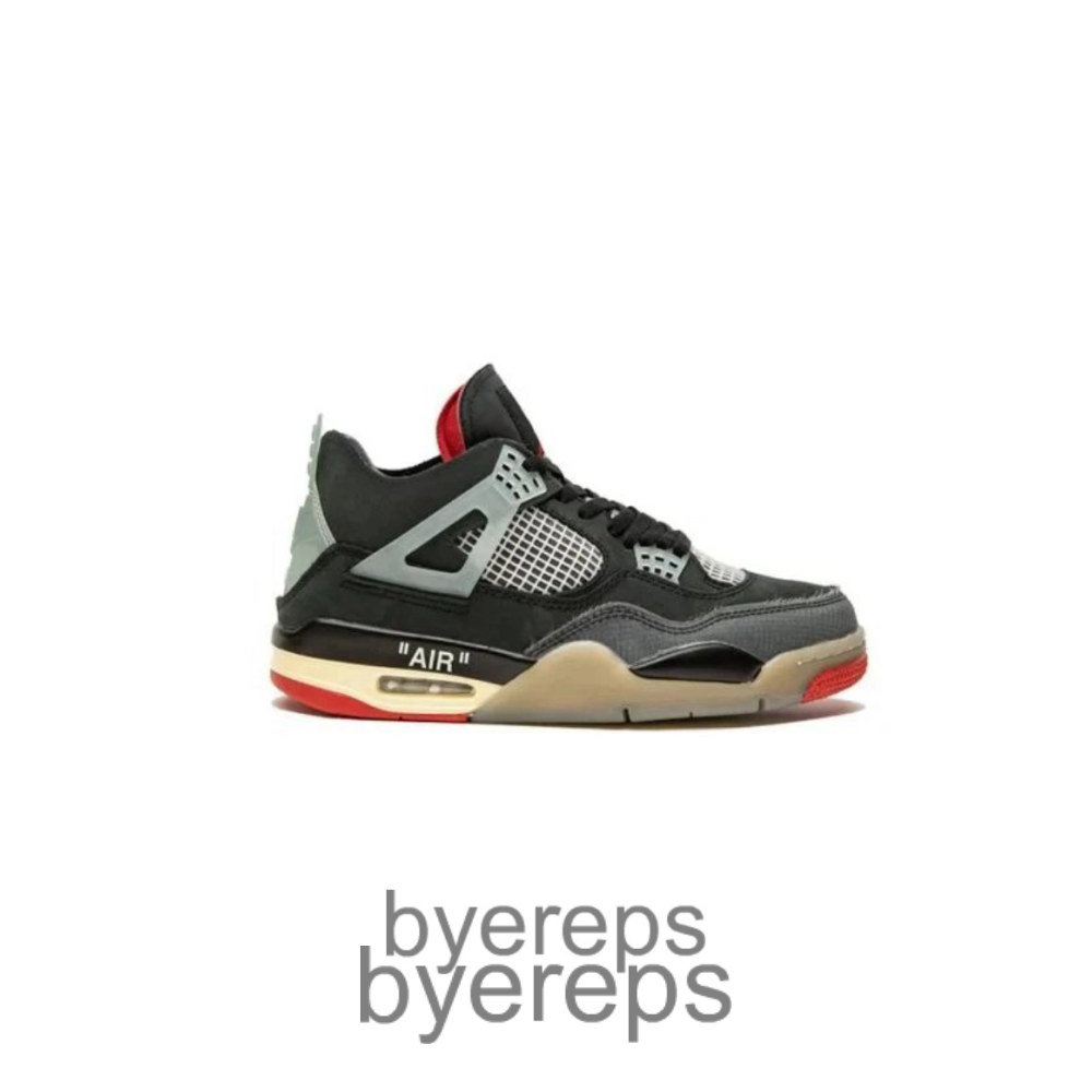Air Jordan 4 Retro Bred With Mesh Toebox