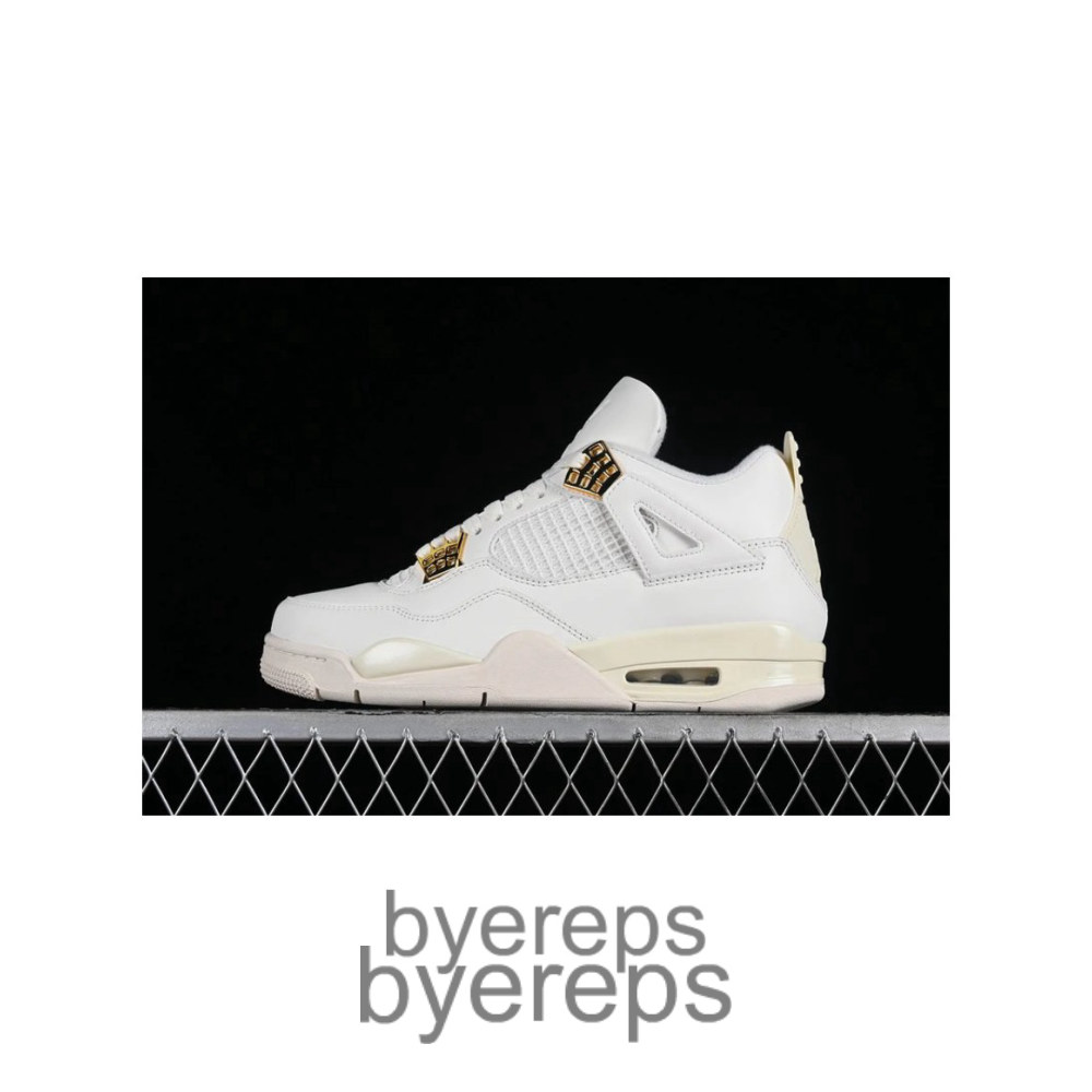 Air Jordan 4 Retro Metallic Gold Sail/Metallic Gold/Black
