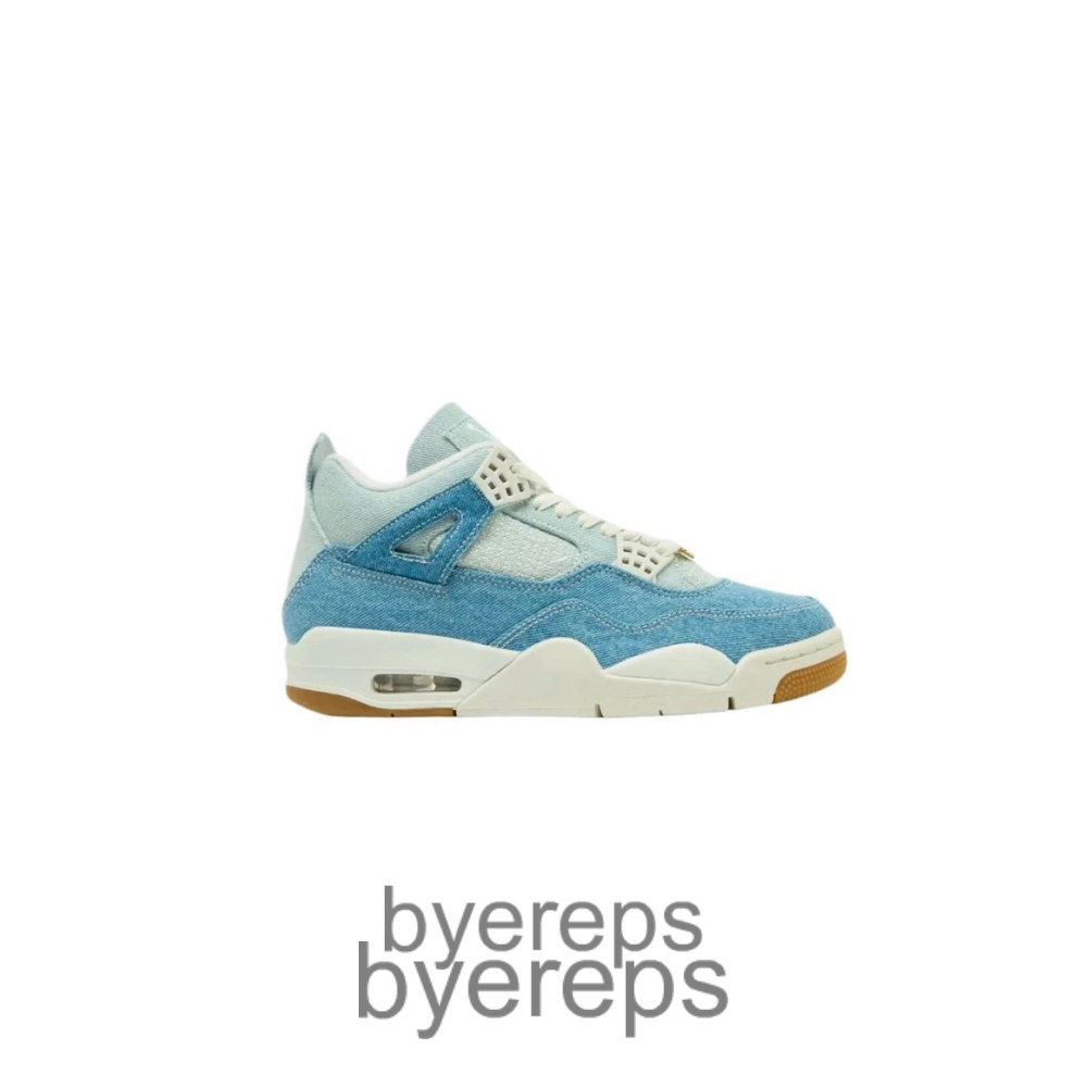 Air Jordan 4 Retro Tex Worn Blue Denim
