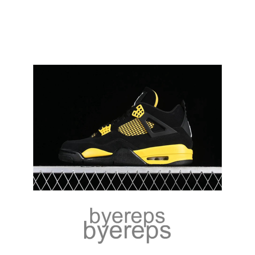 Air Jordan 4 Retro Thunder Black/Tour Yellow