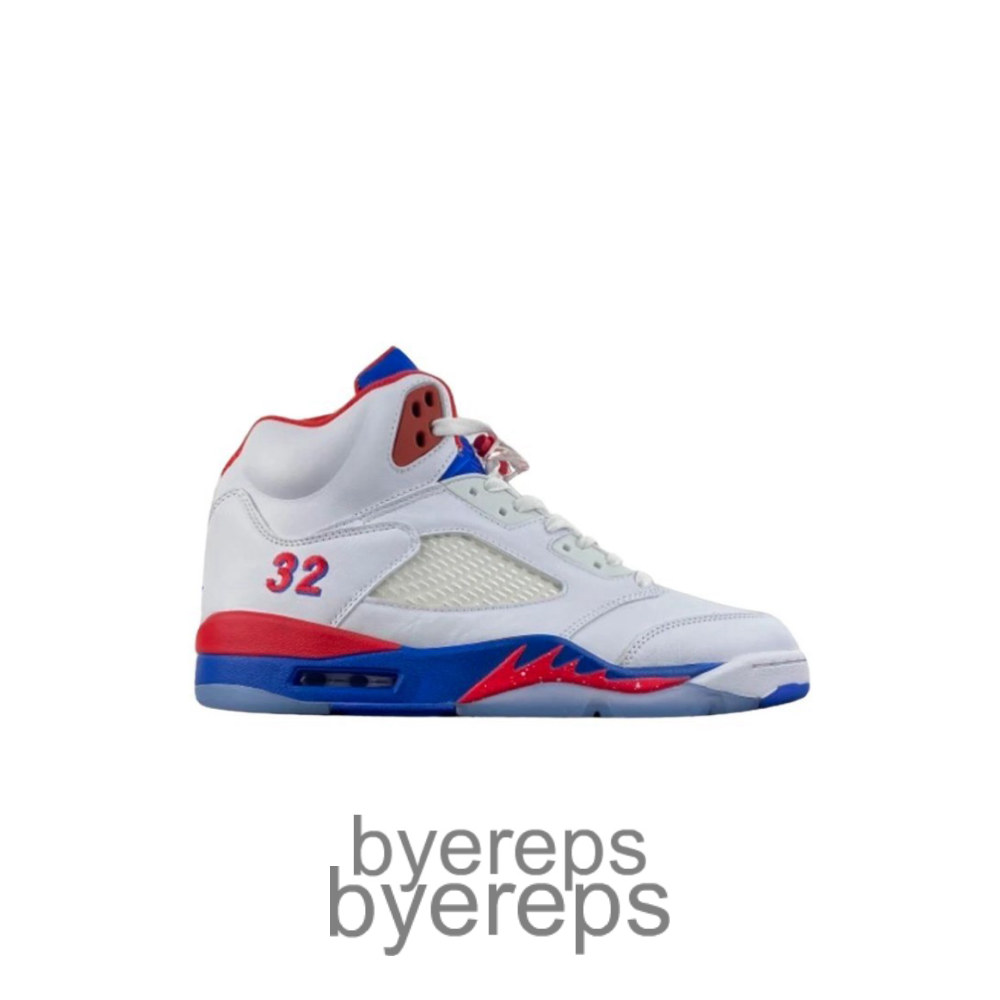 Air Jordan 5 Retro OG White Blue Red