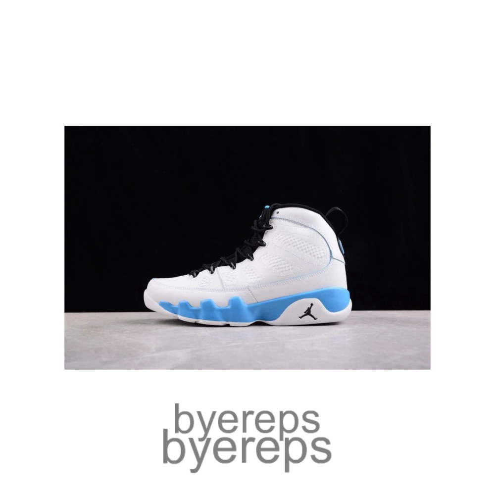 Air Jordan 9 Retro Summit White/Black/Dark Powder Blue