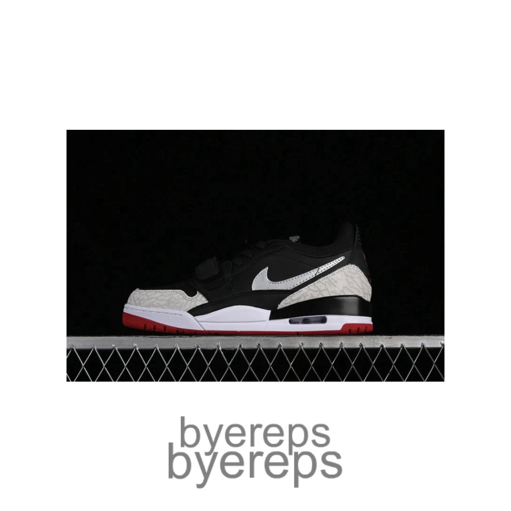 Air Jordan Legacy 312 Low Black/Gym Red/Cement Grey/Metallic Silver