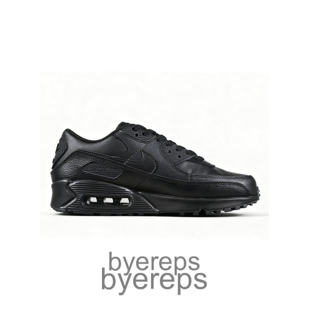 Air Max 90 Leather Triple Black