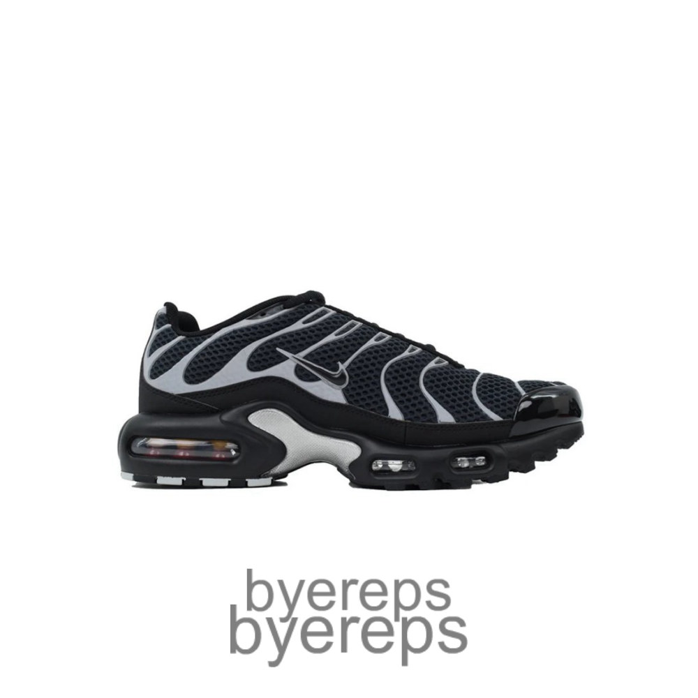Air Max Plus Premium Black Metallic Silver