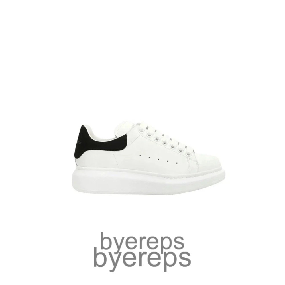 Alexander Mcqueen Suede Trimmed Leather Exaggerated-Sole Black