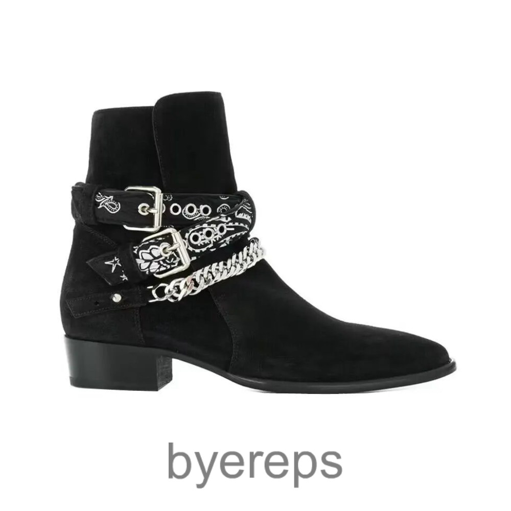 Amiri Bandana Boots