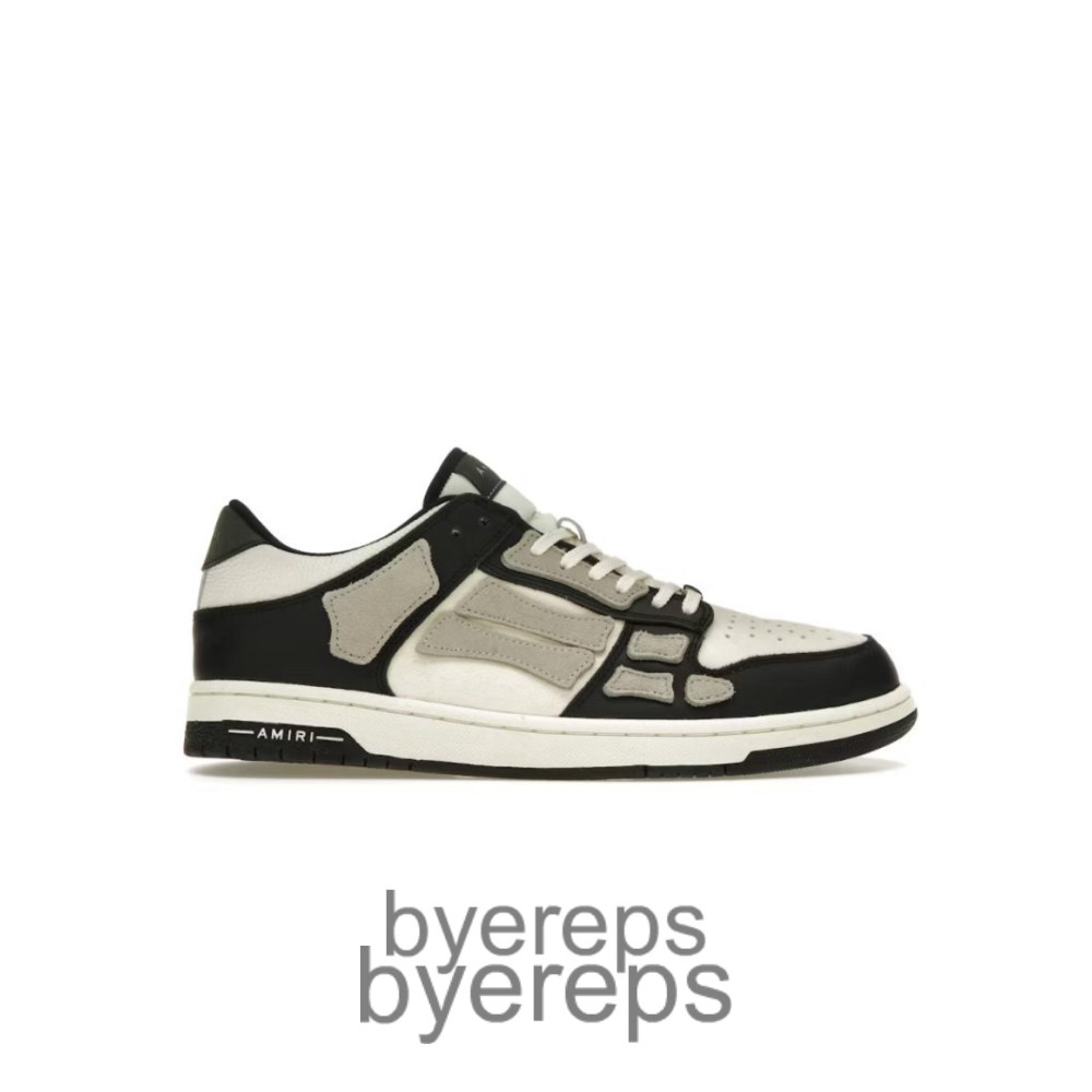Amiri Skel Low Top Low Black Alabaster