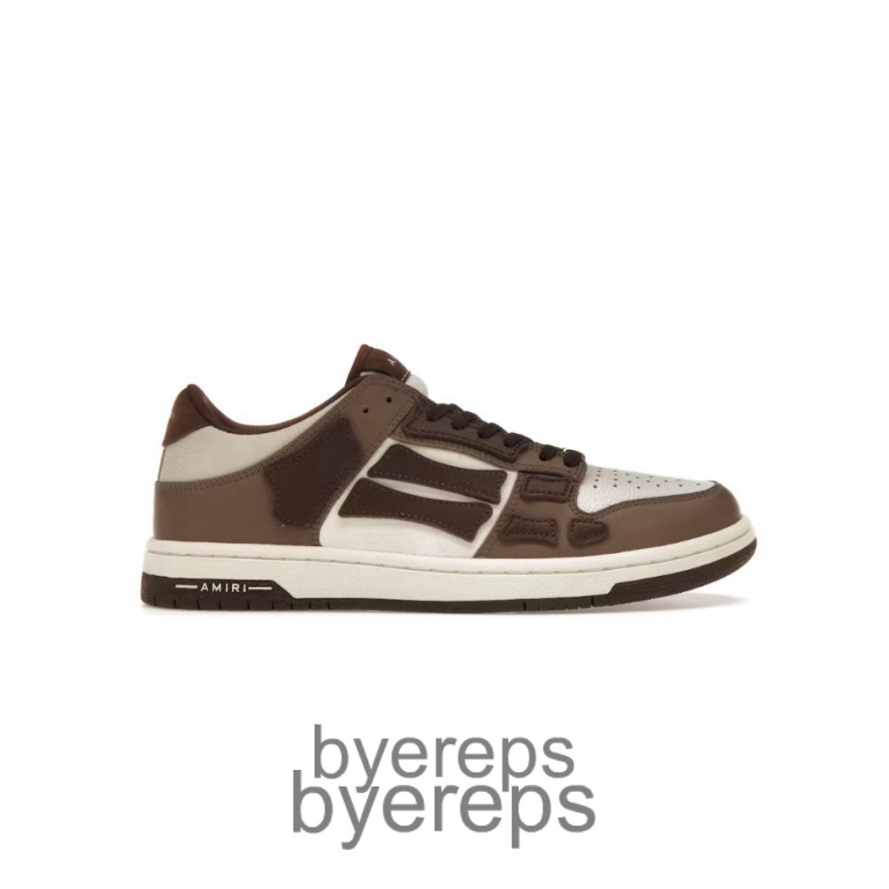 Amiri Skel Low Top Low Brown