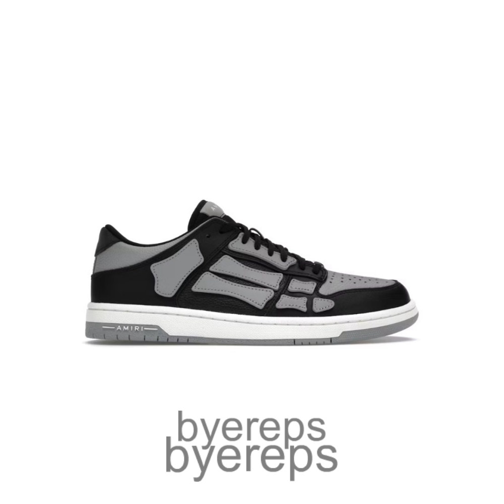 Amiri Skel Top Low Black Grey