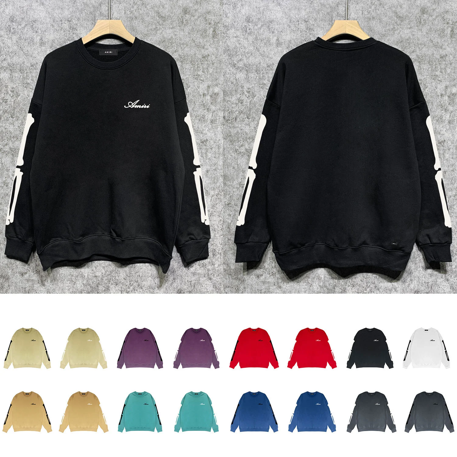 Amiri Skeleton Graphic Sweatshirt