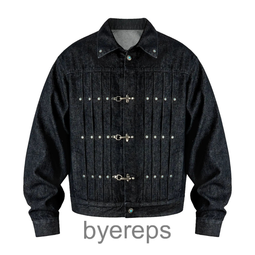 Antidote raw denim clasps jacket (2 colorways)