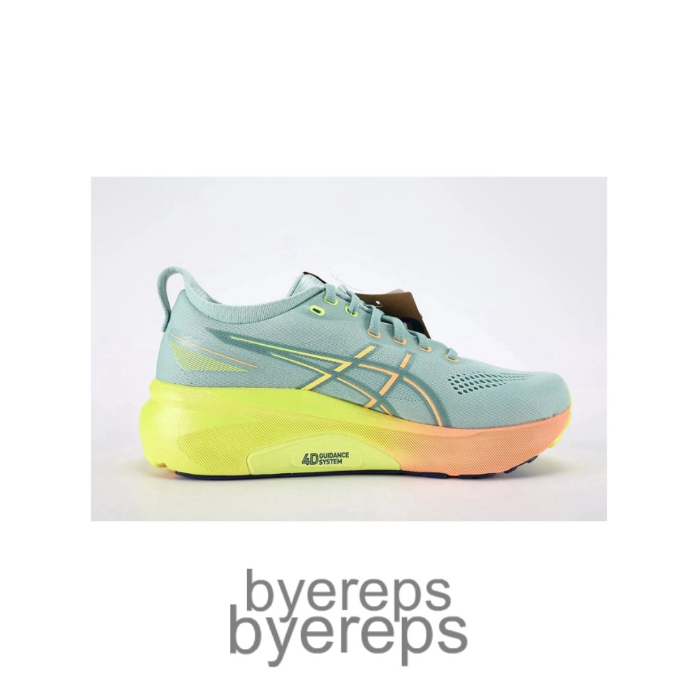 Ascs Gel Kayano 31 Wide Light Celadon-Safety Yellow