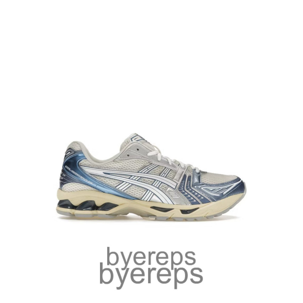 Asics Gel-Kayano 14 Cream Metallic Blue