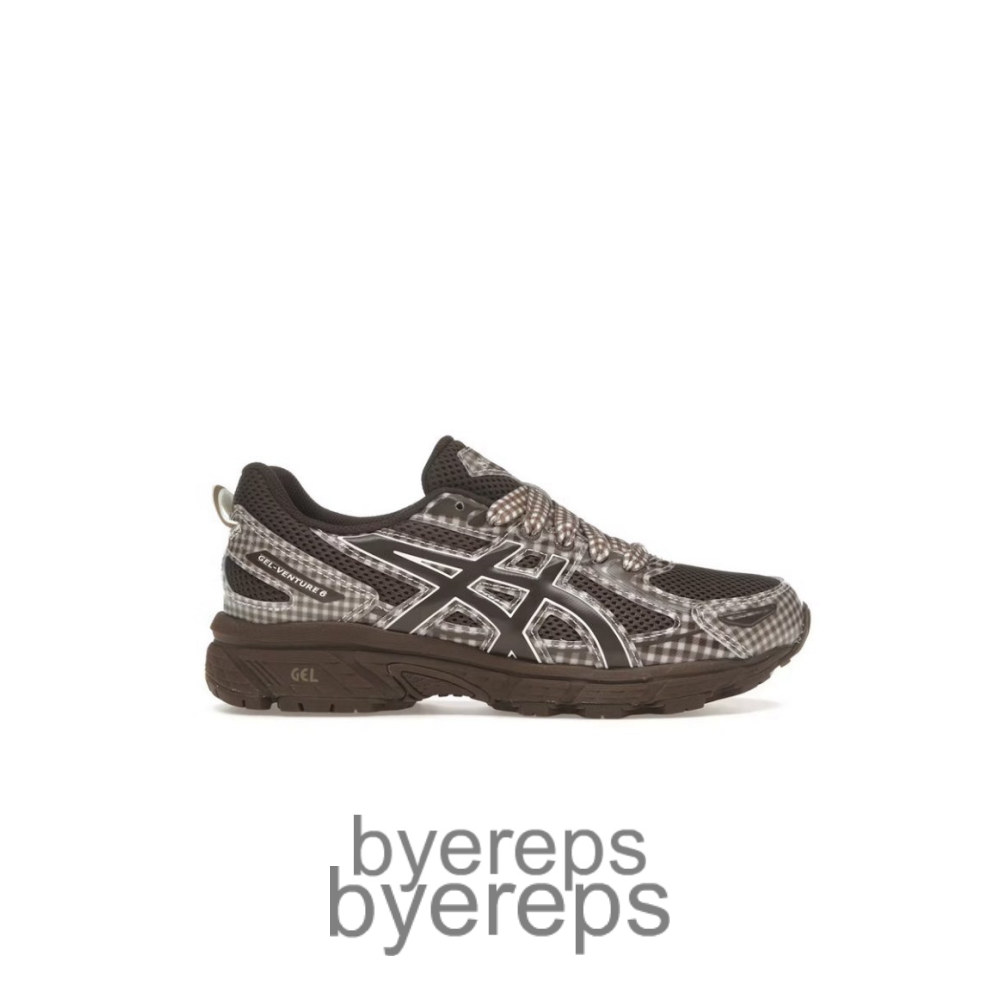 Asics Gel-Venture 6 Story Mfg. Reddish Brown Gingham